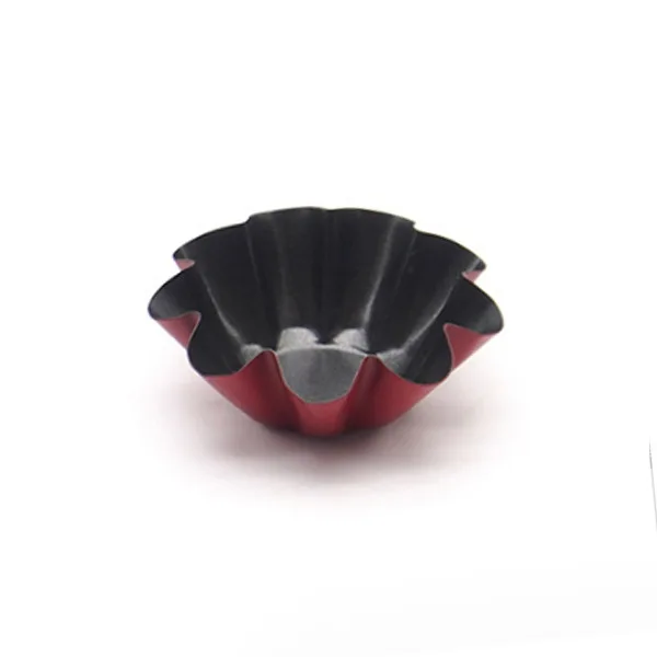 Cross-border medium flower egg tart Portuguese tart mold Chrysanthemum Flower fruit pie pan Cake mold Food grade FDA baking pan