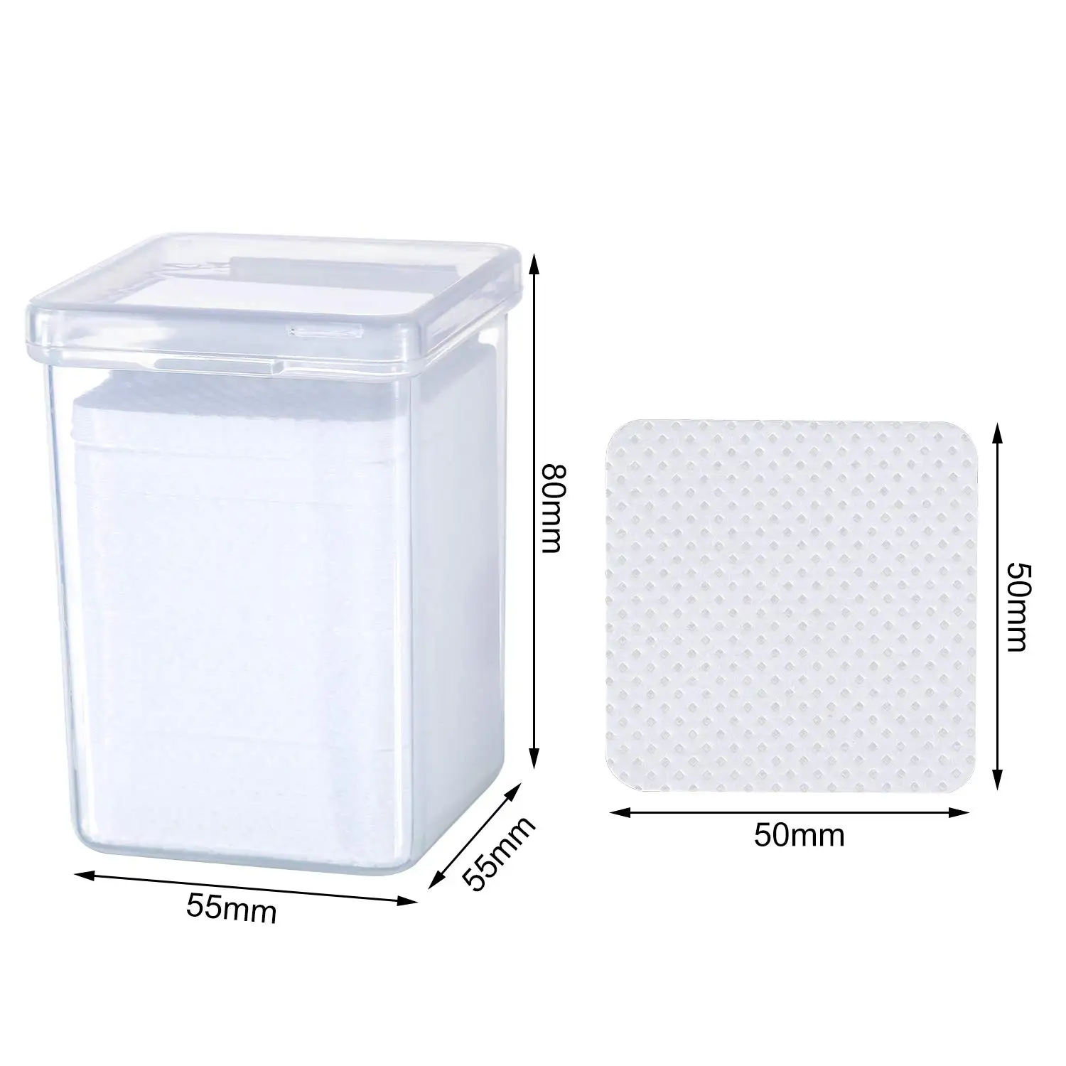 Cotton Free Eyelash Cleaning Wipe Cotton Glue Remove Pad Adhesive Foil Remover Label Lint Free Removal Cleansing Wipes For Lash