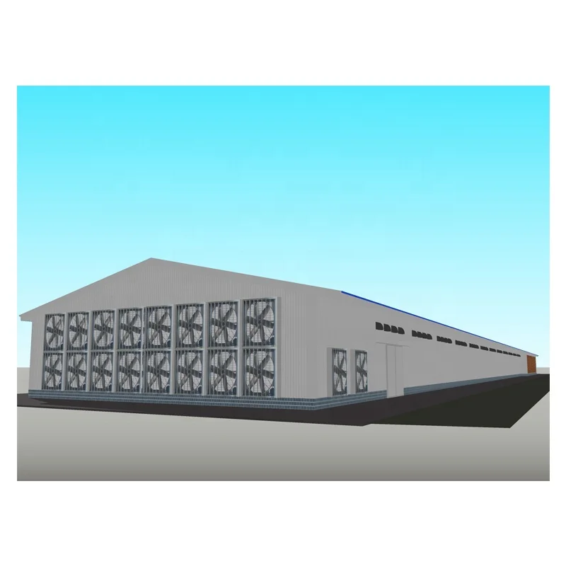 Новый дизайн промышленная сборная стальная конструкция металлическая скотоводческая фермерская