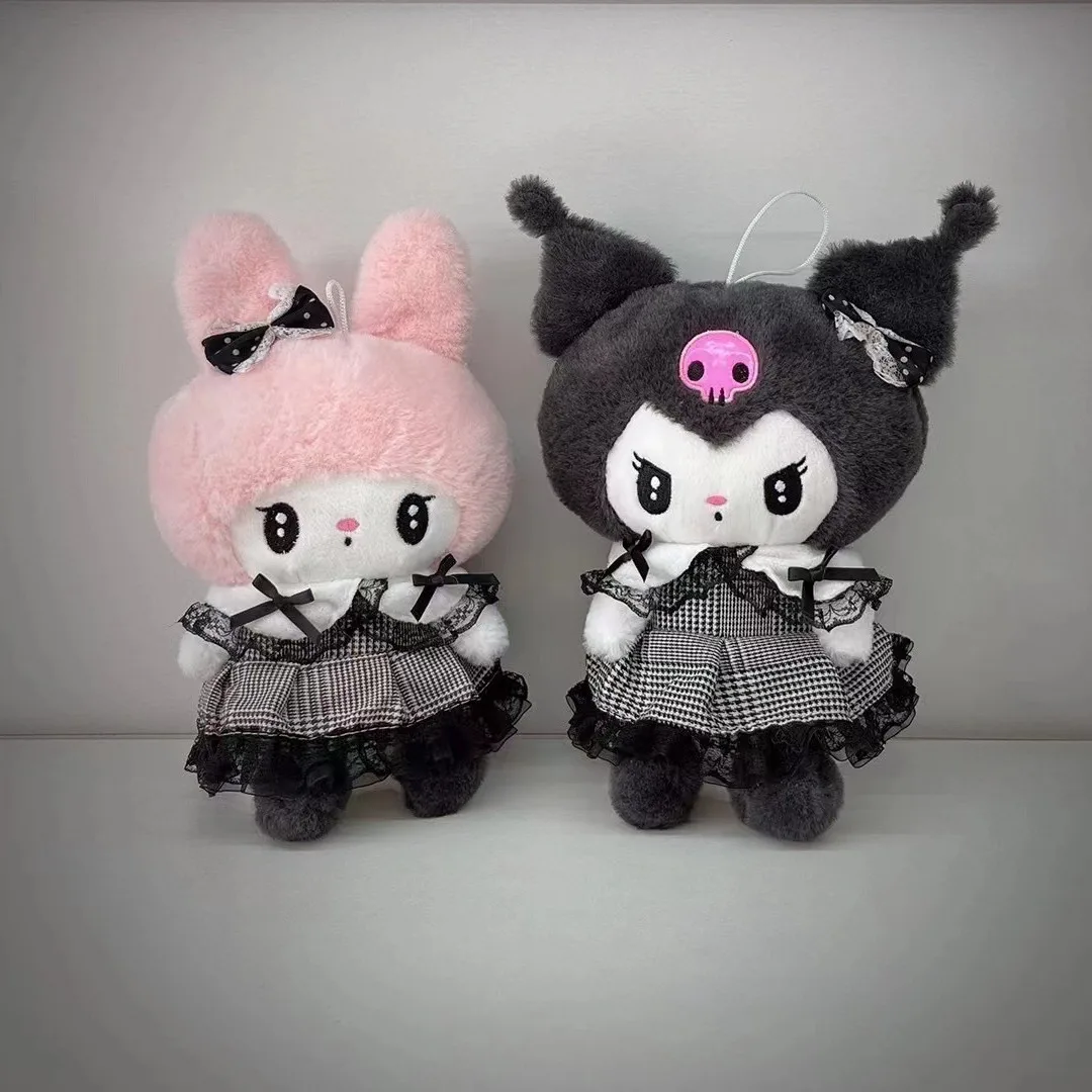 Allogogo Kuromi Melody Plush Dolls New Cartoon Anime Soft Stuffed Toys Sanrioed Figure Cartoon Plush For Girl