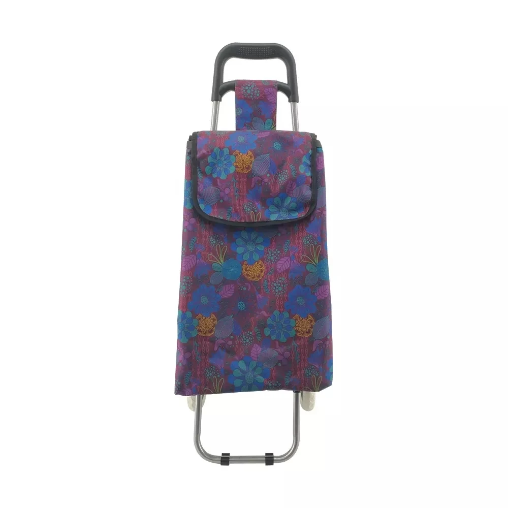 low price waterproof fabric trolley shopping bag vegetable