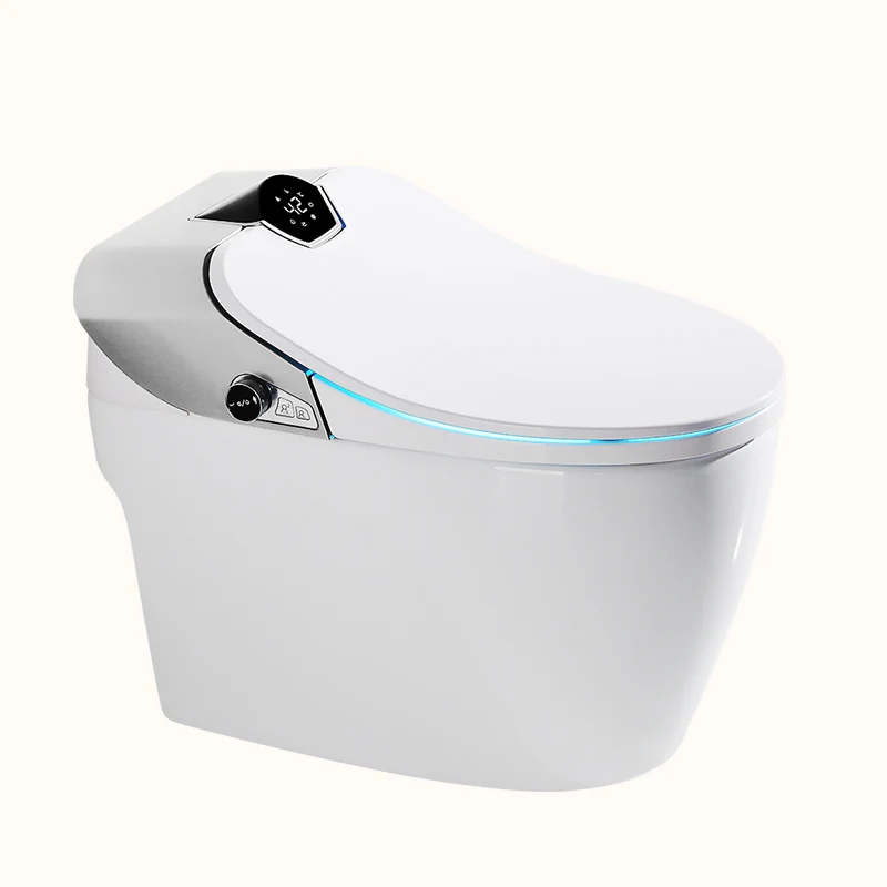 Sanitary Ware Ceramics One Piece Toilet Automatic Flush Commode Bowl Intelligent WC With CE Certificate