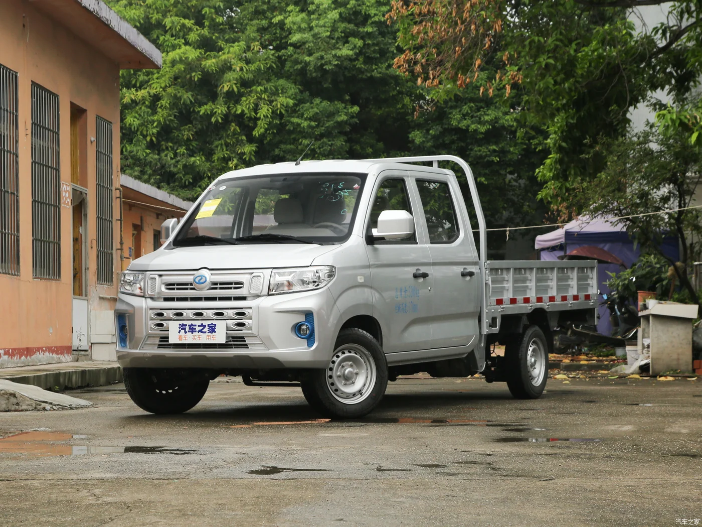 Электрический грузовик 3-тонный ev грузовой автомобиль DFSK EC71/EC72 5-местный Двухместный Салон полный диапазон 300 км + фургон для доставки товаров