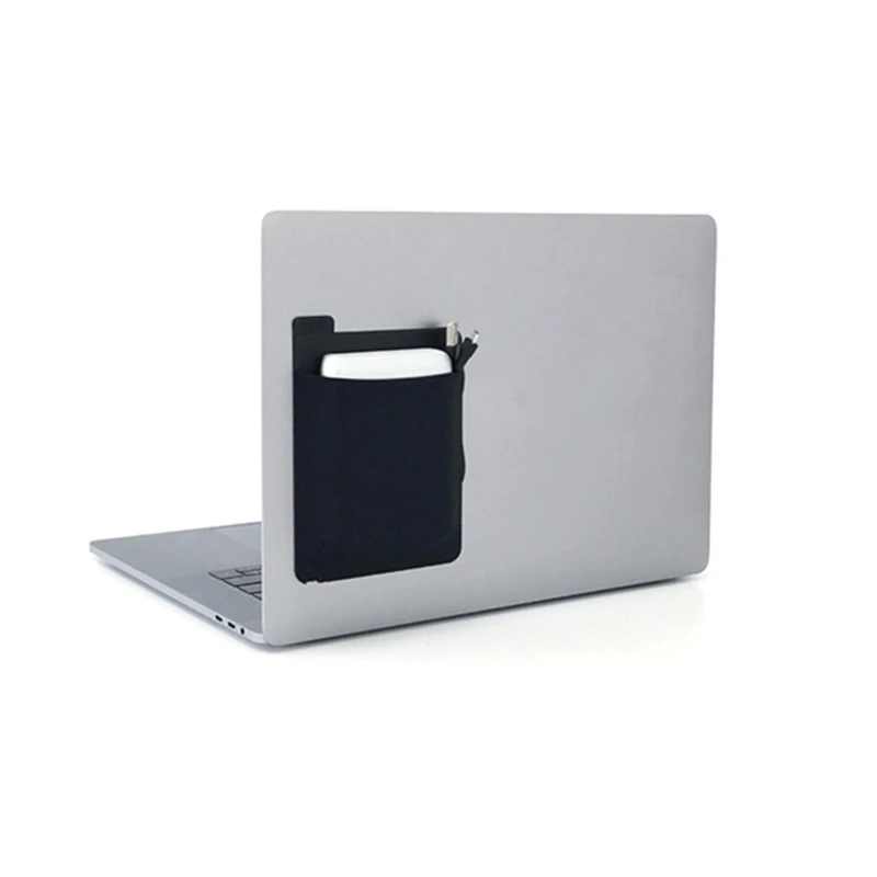 With the card sleeve stick aluminum box automatic card bag triangle cover cloth phone back stick card bag