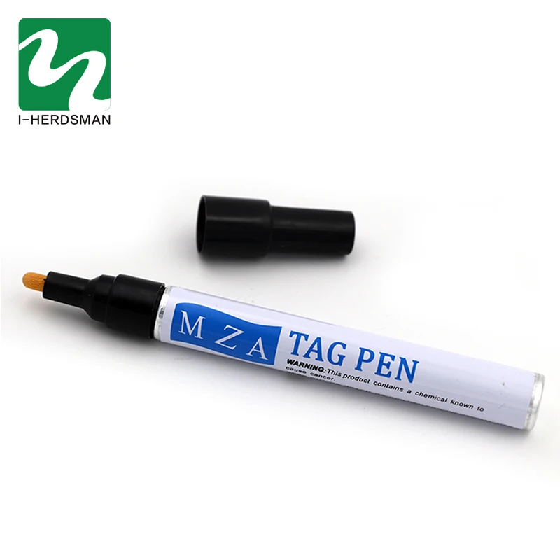 Farm Equipment Ear Tag Marker Pen For Poultry Hot Sale MZA Tag Pens High Quality Marker Pen Use For Sale (1600350795302)