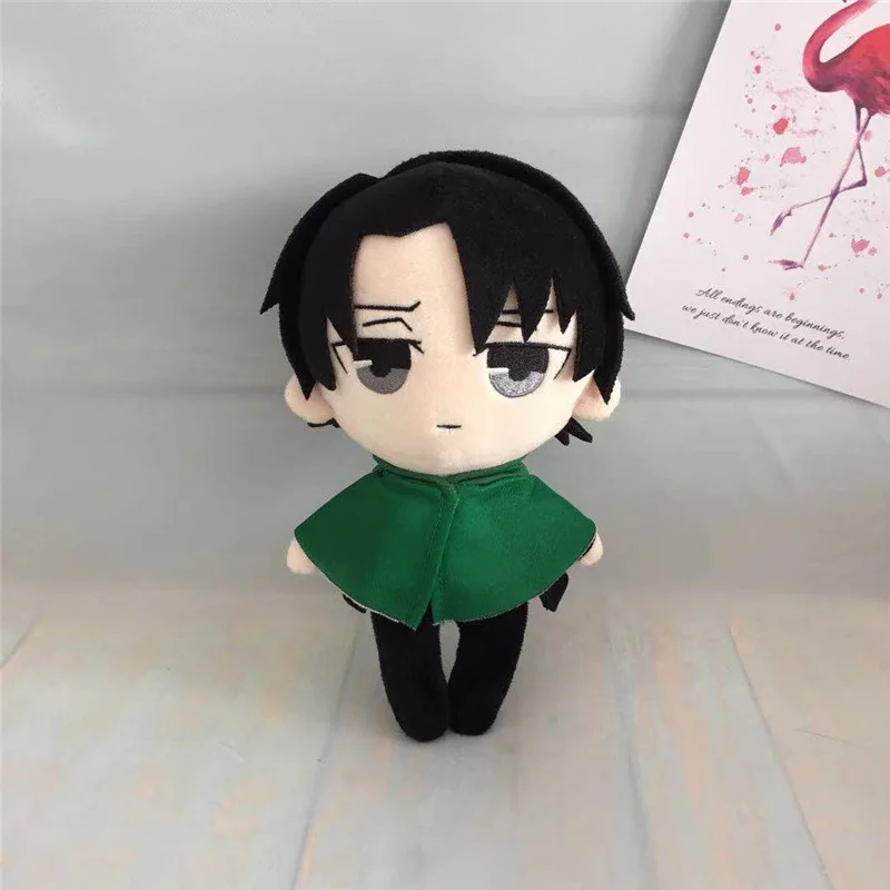 
Wholesale Anime Attack on Titan Plush Doll Toy Levi Ackerman Cute Soft Stuffed Pillow Kids Gift 20cm 