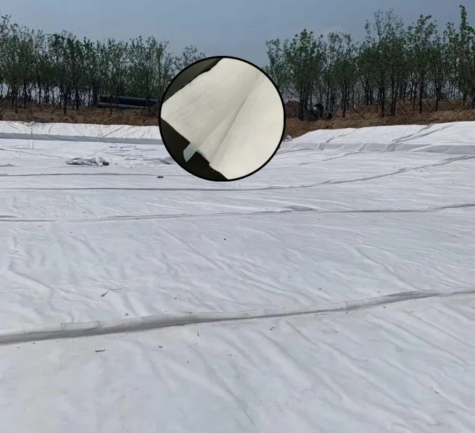 Long Fiber Filament 400g Geotextile Composite With Geomembrane