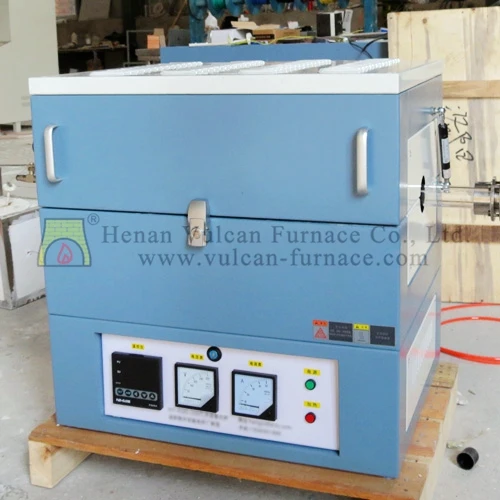 Manufacturer Split typeOpen type tube furnace VF-12KQ Laboratory Single Heating Zone Lab Horizontal Vacuum Tube Furnace