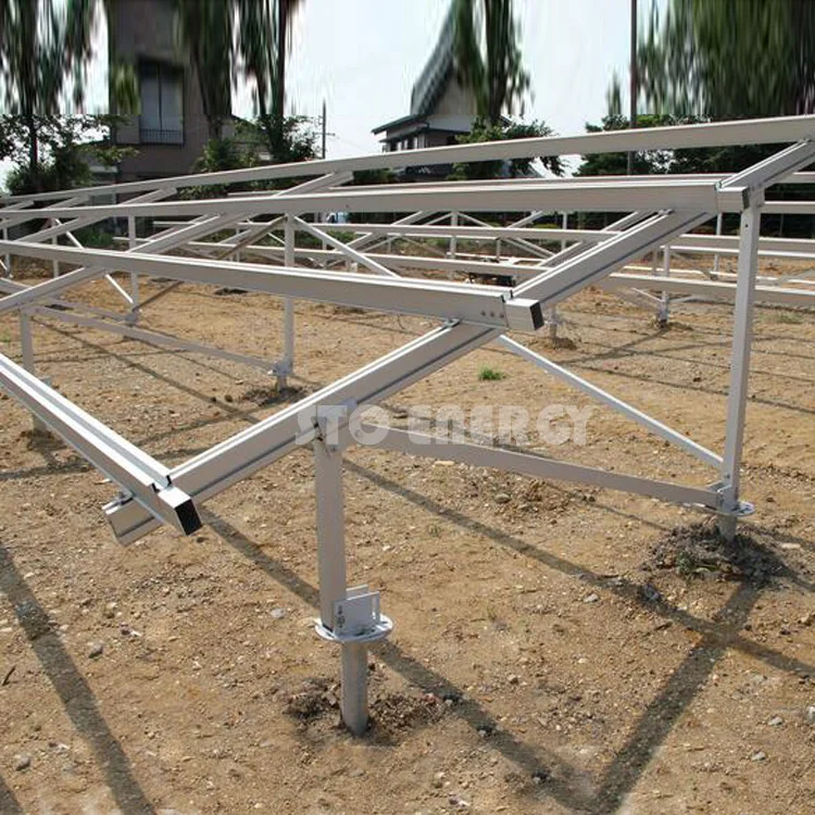 Factory Wholesale High Quality Solar Aluminum Panel Ground Rack System Ground Mounted Structures For Solar Plants