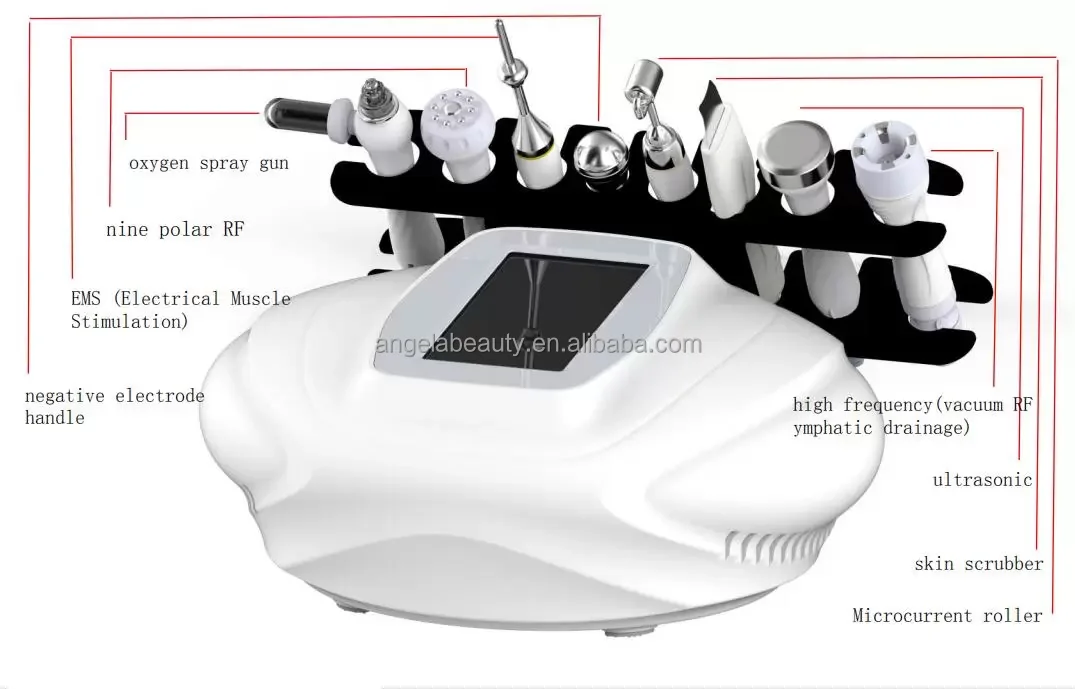 NV-S07 Popular skin rejuvenation galvanic current led light facial machine