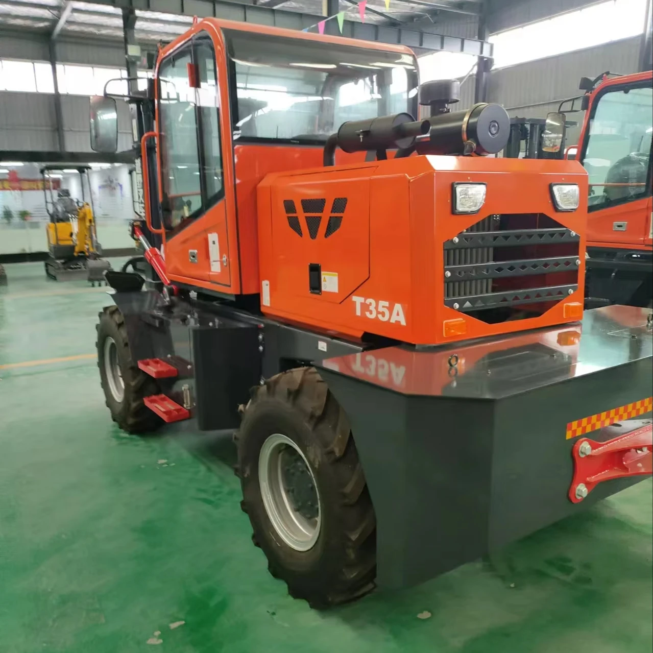 Multifunctional Diesel off Road Lista De Precios De Monta 5000kg 10000kg 10ton Rear Steering All Rough Terrain Forklift with CE