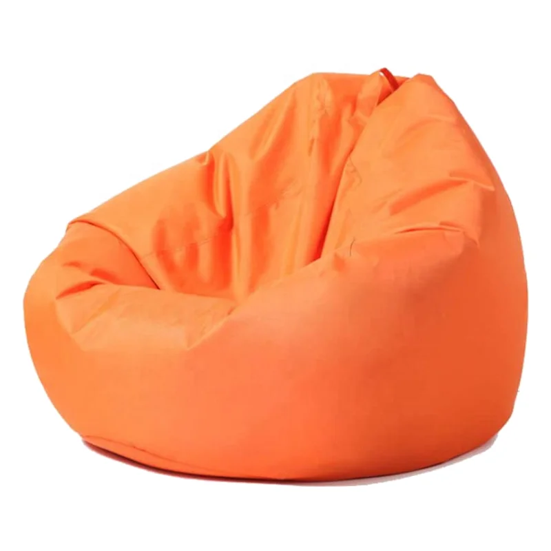 Outdoors Waterproof Multiple Colors Bean Bag Chair Cover Solid Color Sofa Covers Copri Divano Wholesale Summer Polyester Plain