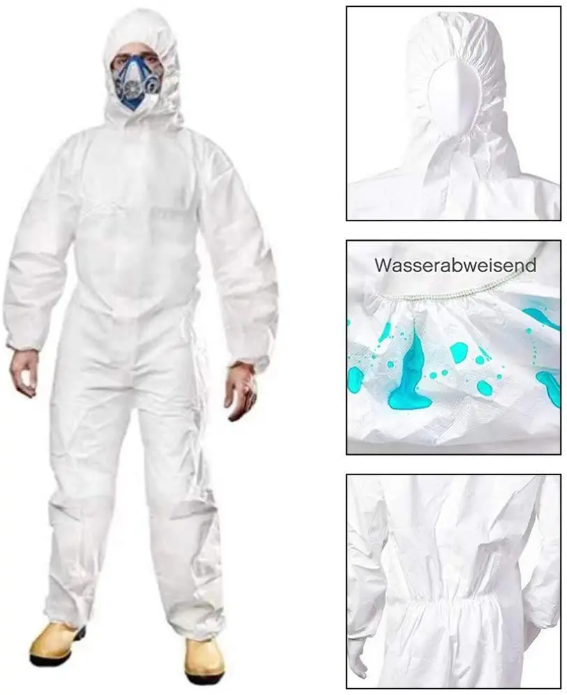 Aeofa Fiber glass protective clothing non woven personal protective working suit