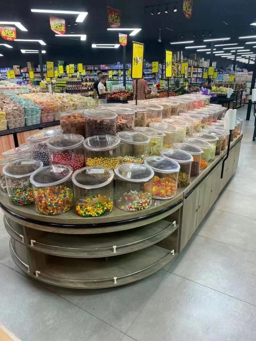 Jelly Bean Bin Seeds Bin Rack Display Stand for Sweet Candy