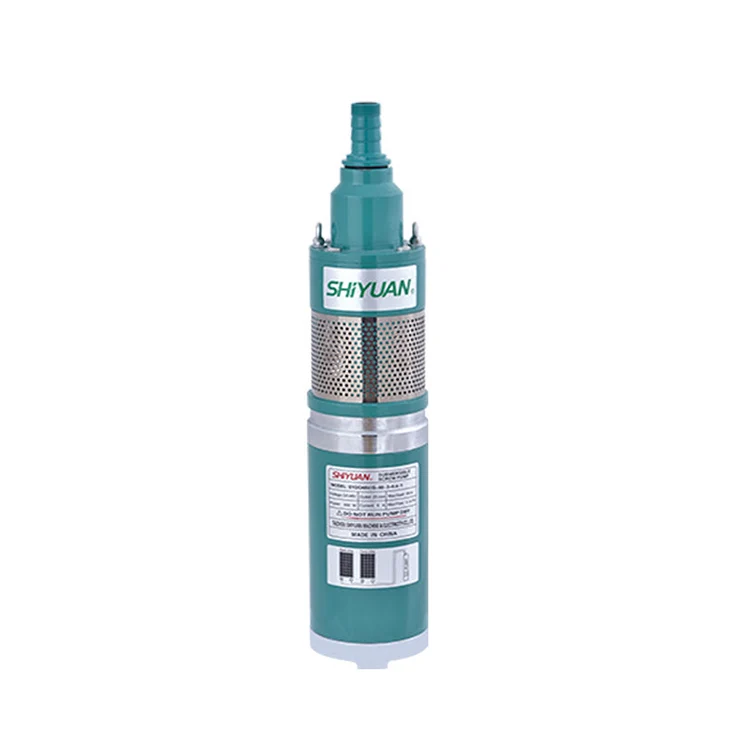 Bomba Solar Sumergible 400W 48V 0.5Hp Irrigation High Pressure Dc Deep Well Solar Pump Submersible Screw Water Pump