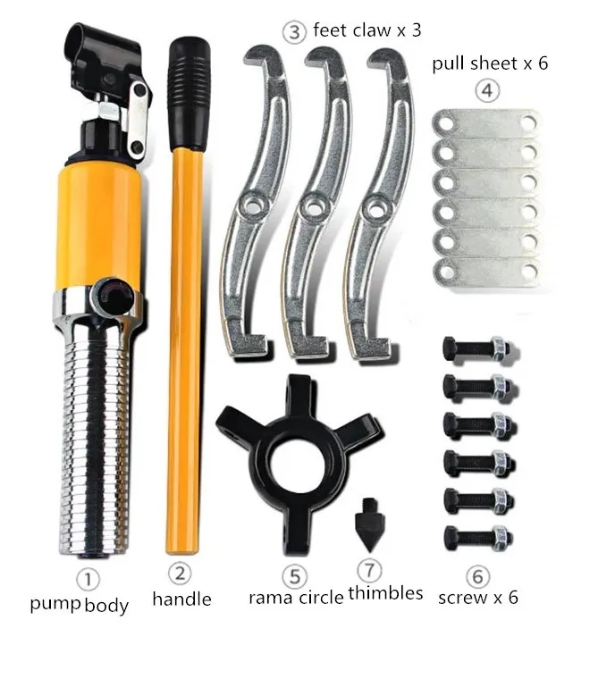 
hot sale Integral Bearing Puller 3 Arm Claw Wheel function Hydraulic Tools hydraulic gear puller price durable Industrial tool 