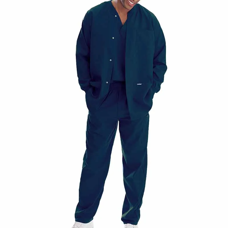 Factory Custom Scrub Anti Wrinkle Hospital Uniform Jacket Stretch Nursing Uniforms Warm Up Medical Scrub Jackets Nurse Sets