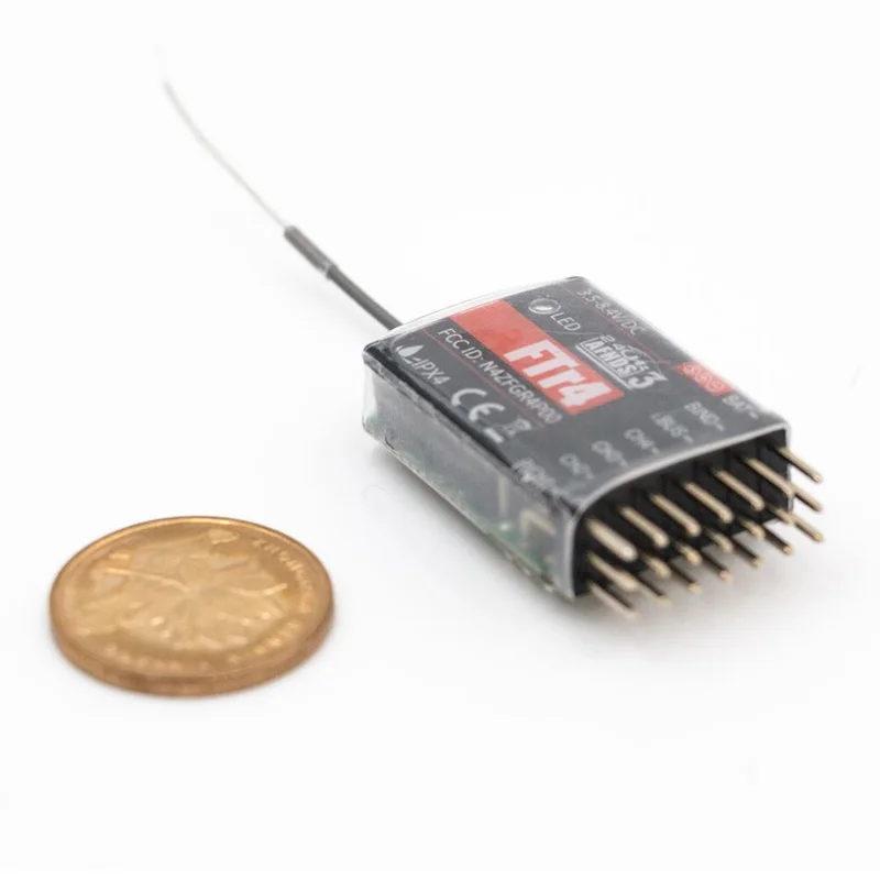 FlySky FTr4 2 4 ГГц 4CH AFHDS 3 RC ресивер для flysky NB4 PL18 Дрон с неподвижными крыльями детали поддерживающие PWM/PPM/I.bus/S.bus