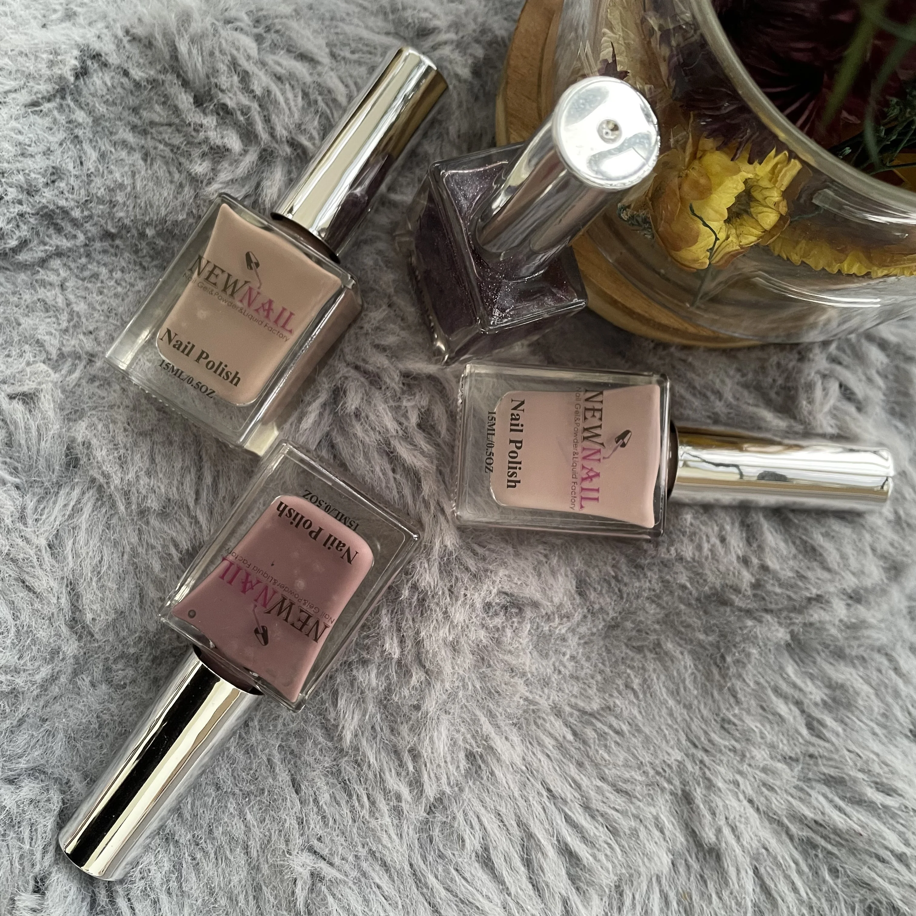 High Quality 15ml Quick Dry Nail Polish Lacquer Long Lasting Shiny Organic Oil Based Normal Base Top Coat for Nails