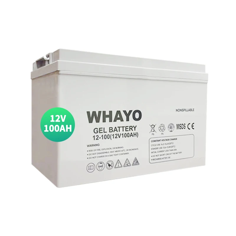 Whayo Gel Solar Battery 12V 100Ah 150Ah 200Ah 250Ah Deep Cycle Lead Acid Batteries For House 5.0(32 Reviews) 8