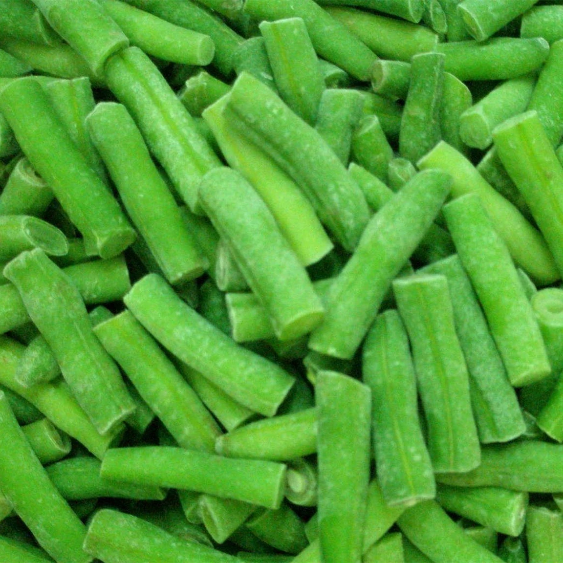 Оптовая продажа замороженных зеленых бобов IQF, резки замороженных овощей, сделано в Китае