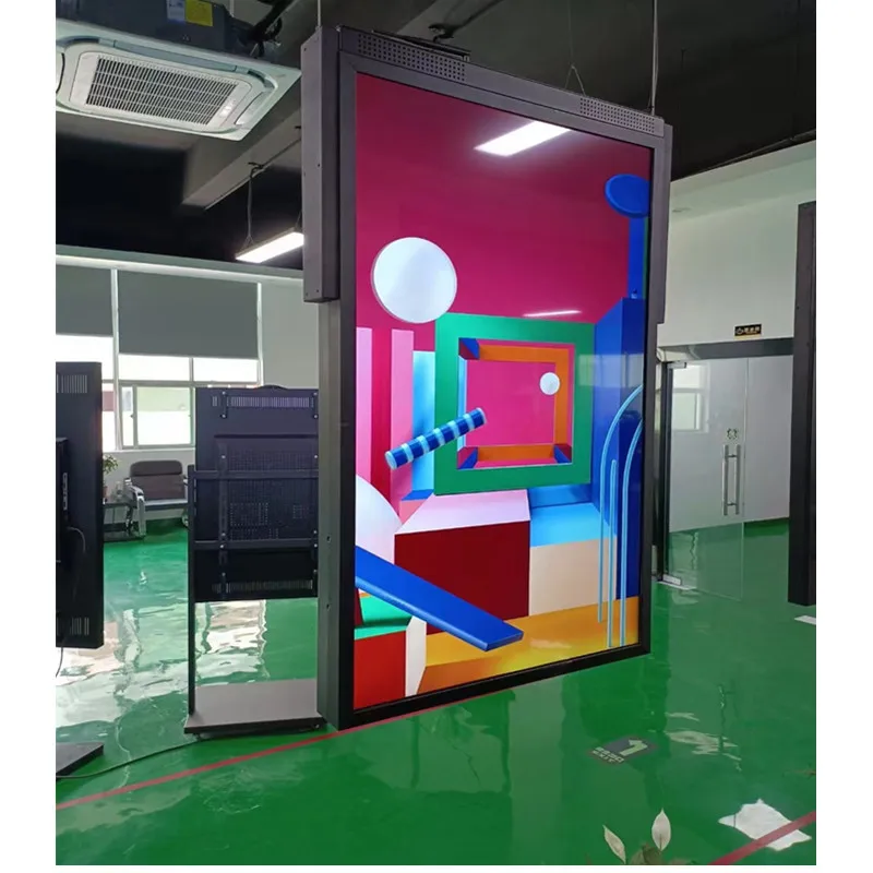 55 65 inch Sunlight Readable High Brightness LCD Digital Advertising TV Screens For Window Displays Monitor