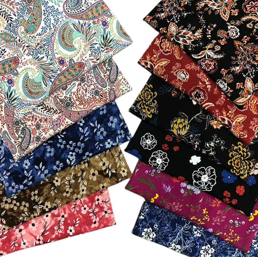 100% Rayon Fabric for Womans Clothing Material