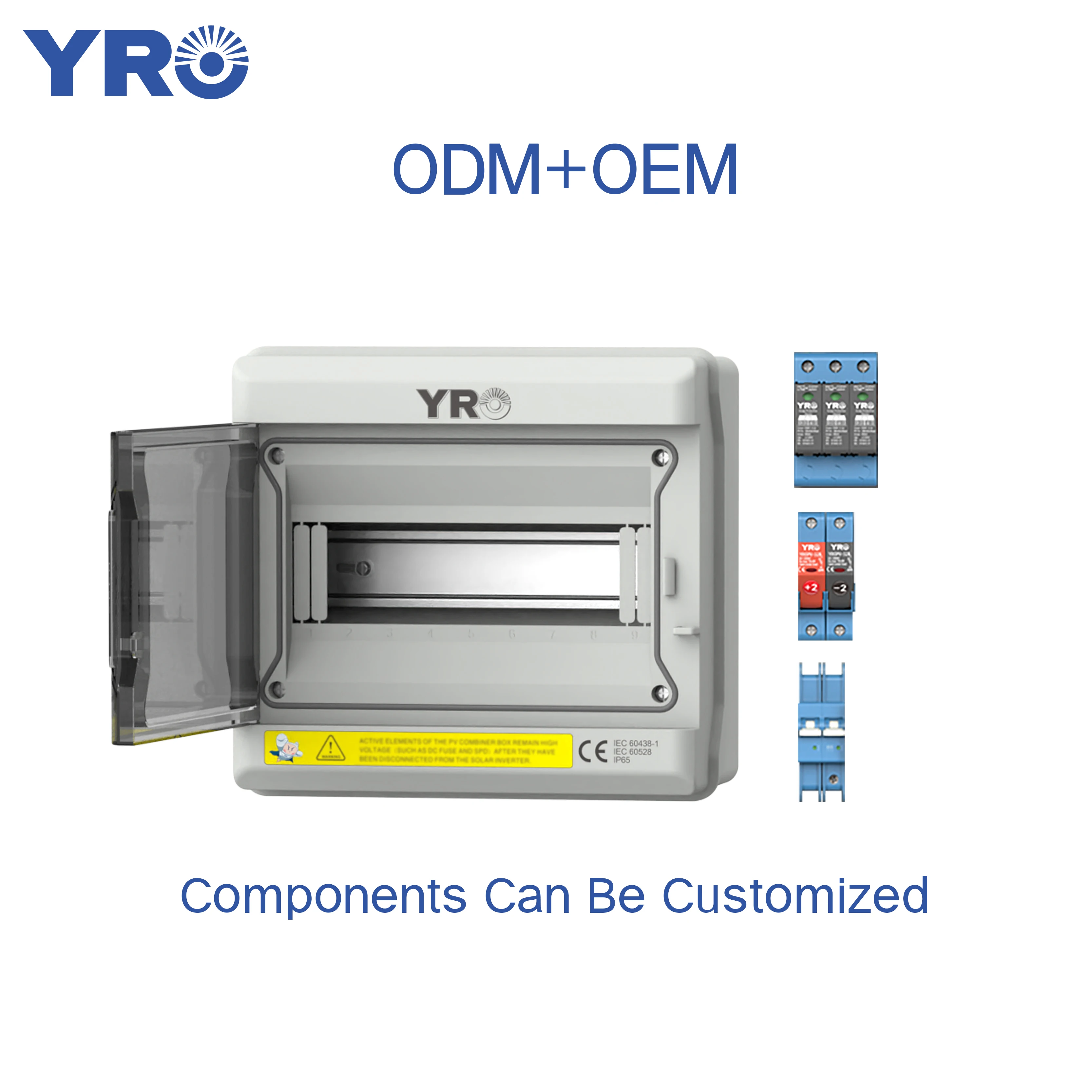 YRO HA 9 Way Outdoor Plastic Enclosure IP65 Waterproof Dustproof Junction Box