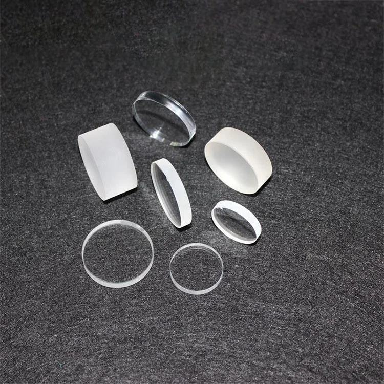 Manufacturer Heat Resistant clear fused sheet silica round wafer glass quartz plate