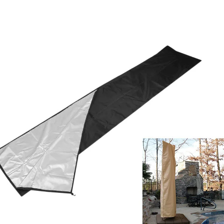 Outdoor Waterproof Patio Umbrella Casual Balcony Parasol Sun Shade Banana Umbrella Cover