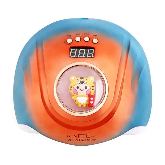 Fashionable Cute Nail Lamp with Cartoon Pig Tiger Panda Design for Curing Polish Gel High Power Nails Art Manicure Tool