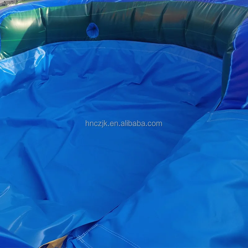 Hot Sale Tropical Theme Beach Kids Party Bounce House Inflatable Water Slide With Swimming Pool For Backyard