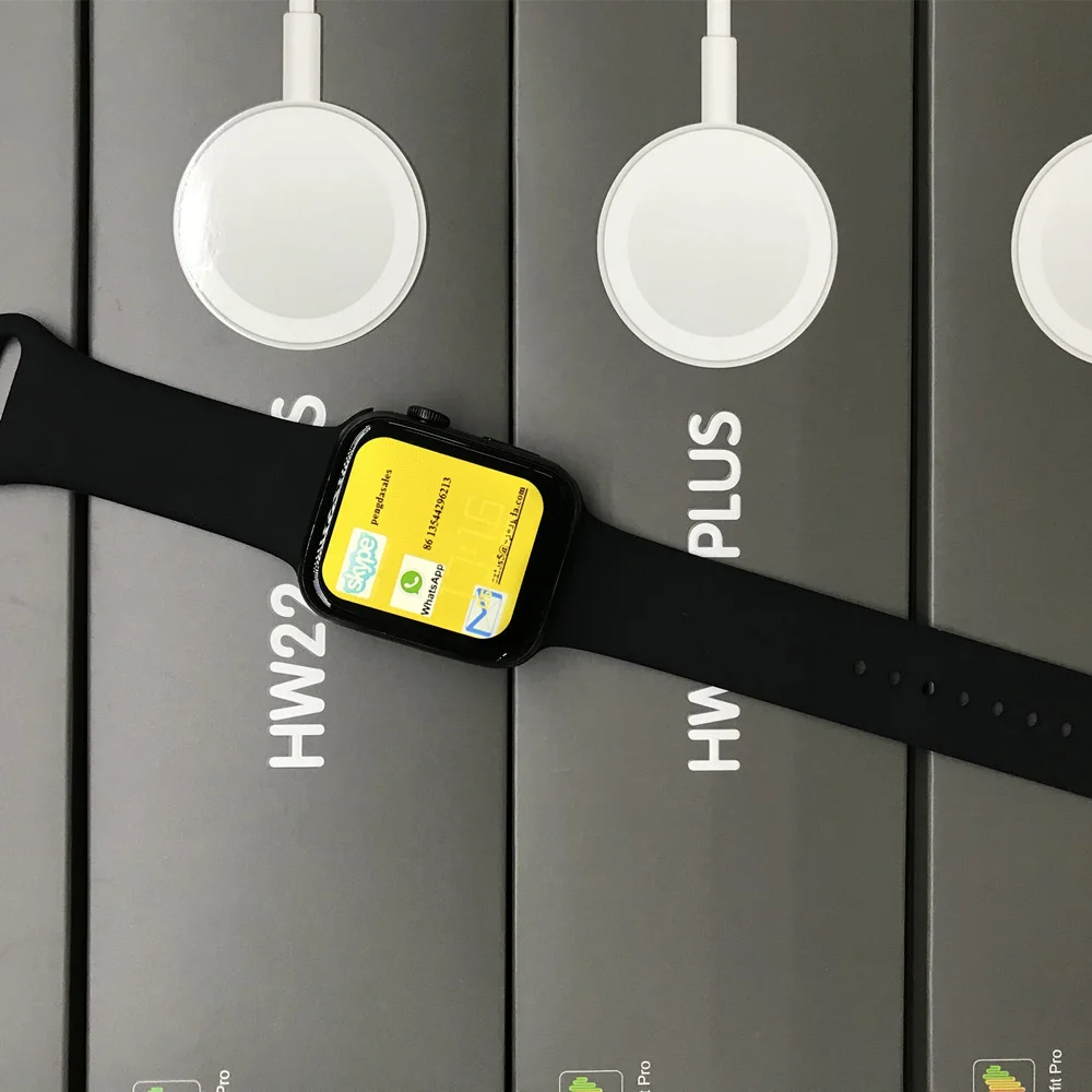Reloj inteligente hw22 plus 2021 Беспроводное зарядное устройство смарт-часы iwo hw22plus wearfit Смарт-часы серии