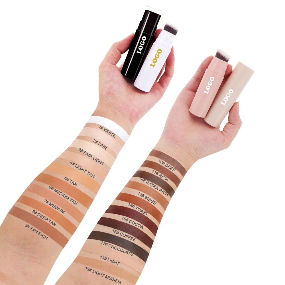 OCHAIN Factory Direct Sale Waterproof Makeup New Design  Low MOQ  With Brush Concealer Foundation Contour Stick