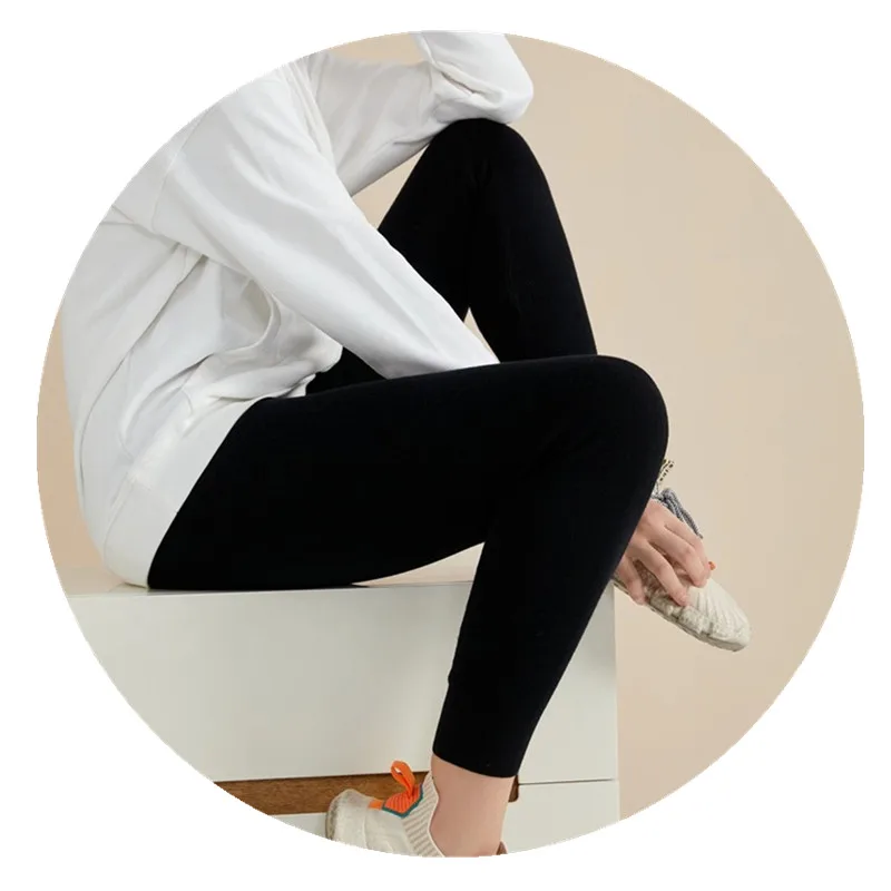 Winter Fall Mulberry silk cashmere pants warm fashion pants women