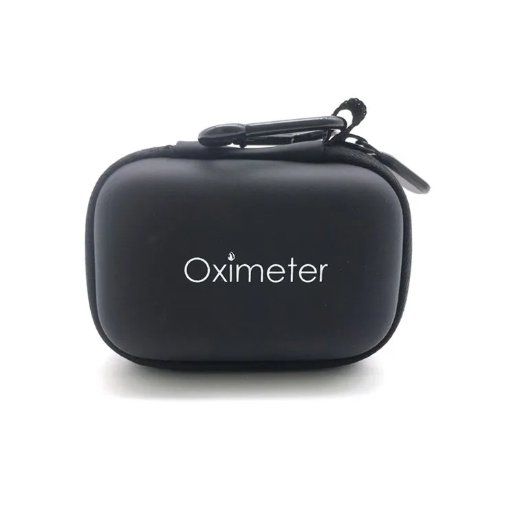 Shockproof Thermoforming Hard EVA Portable Storage Bag Carrying Protective Case for Finger Pulse Oximete with Zipper