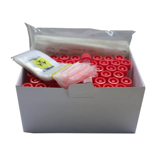 Medical Viral Transport Medium Disposable sealed Virus Sampling Tube with lids with Throat Swab