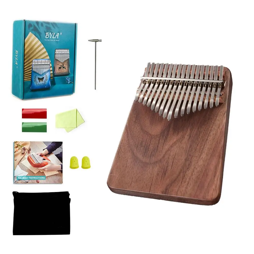 17keys plate kalimba bay concertina musical instrument