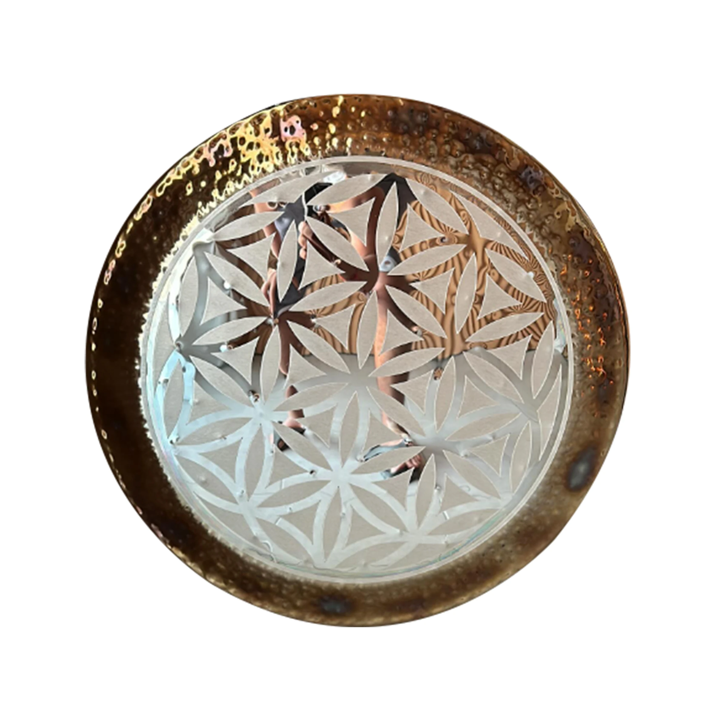 Kingdo High-Quality 40inch Nickel Alloy Gongs - Customizable Sizes & Patterns for Sound Healing, Meditation, and Decoration