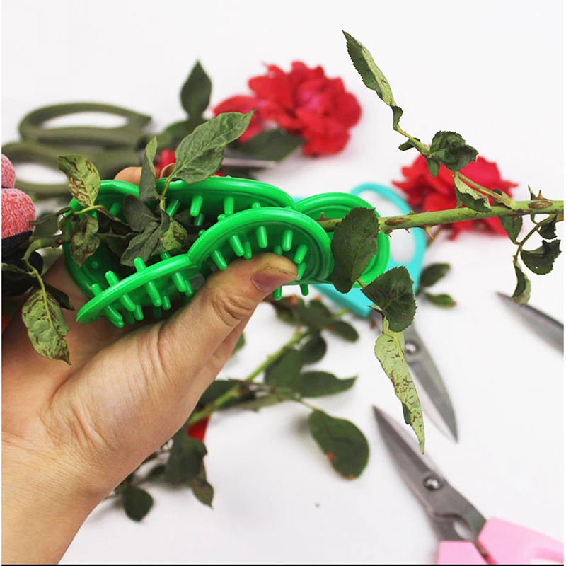 
New Floral tools Rose Pliers Thorn Stem Leaf Stripper Removing Rose Burrs 