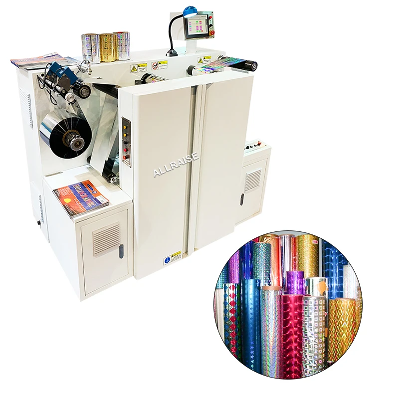 Holographic label high speed hologram printer roll to roll cold label lamination machine label printing machine