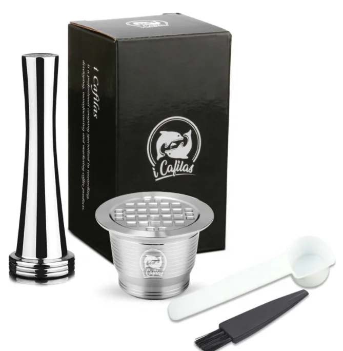 espresso Coffee Capsule Stainless Steel Refillable Reusable Coffee Capsules Pod