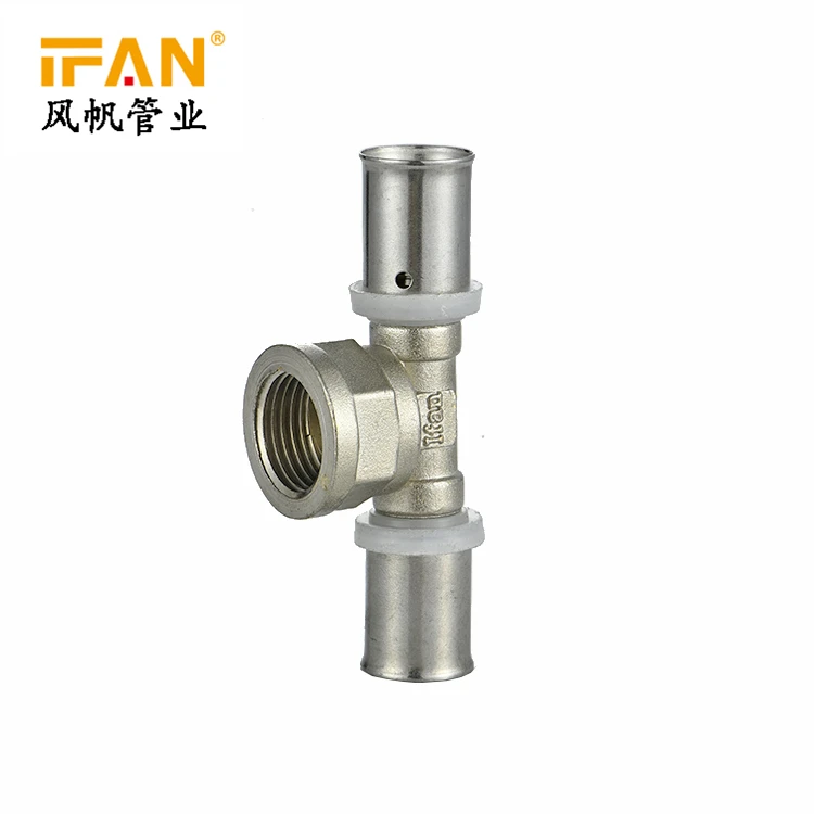 IFAN Pex с латунным штуцером 1/2inch 3/4 дюймовой внутренней резьбой Тройник pex пресс-фитинги из латуни тройник для PEX трубы