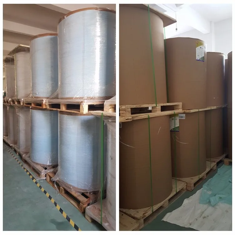 
100% virgin raw paper materials for thermal paper, art paper, synthetic paper jumbo roll 