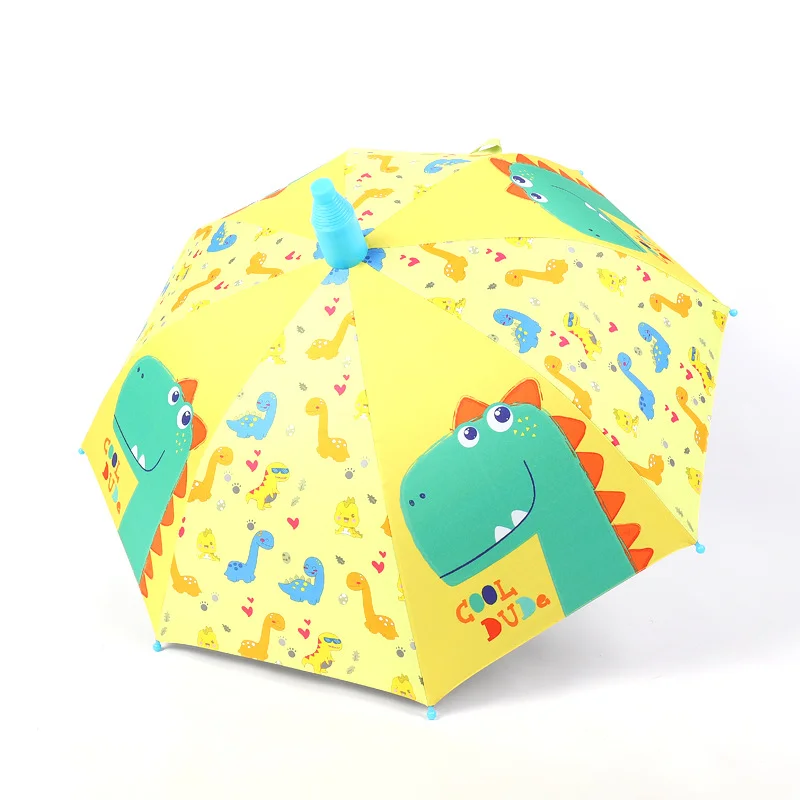 2021 New kids cute pattern umbrella with waterproof cover 3 D ice cream handle nice children umbrella boys girl auto open rainny