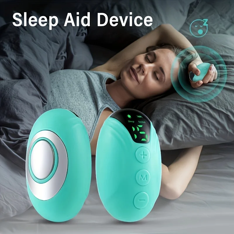Handheld Pulse Sleep Instrument Intelligent Relief Insomnia Micro-current Massager Mini Size