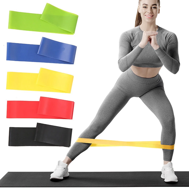 TPE Resistance Bands Sport Gym Workout Training Pull Expander Pilates Elastic Exercise Fitness Rubber Resistance Band set