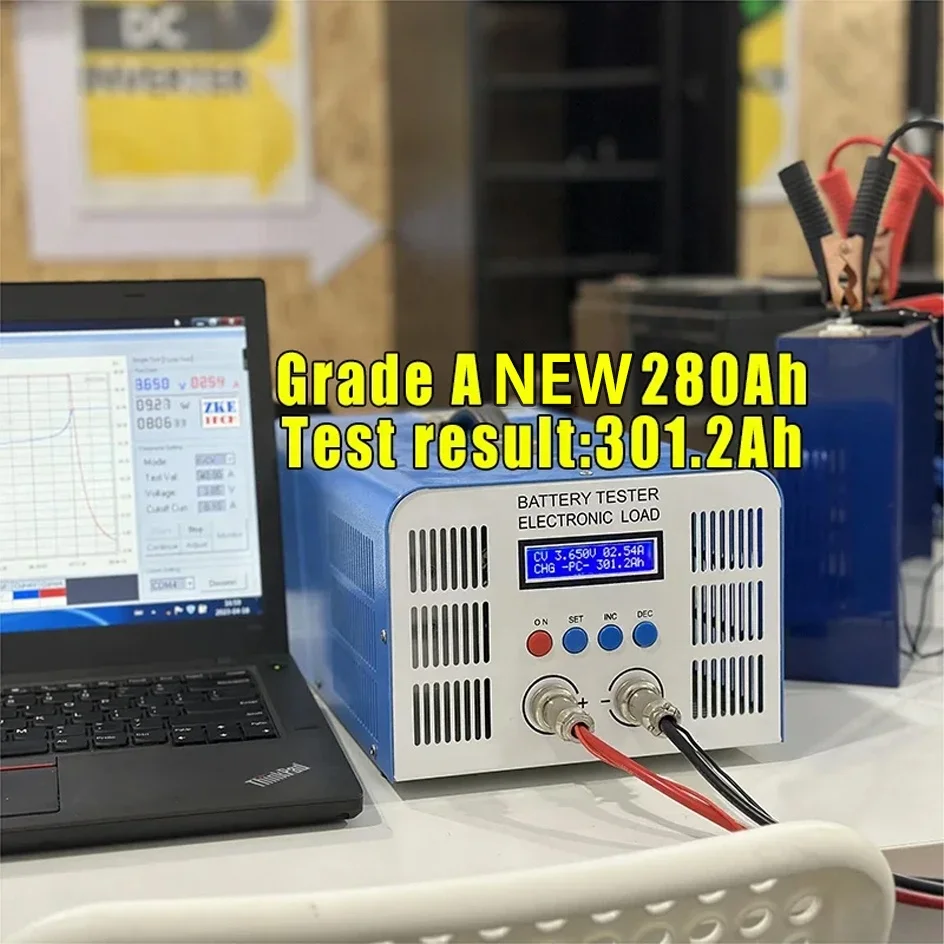 Free Shipping No Tax 4Pcs LiShen 280Ah LiFePO4 Cells New Grade A 6000+ Cycles Lithium ion Prismatic Battery 3.2V LiFePO4 Battery