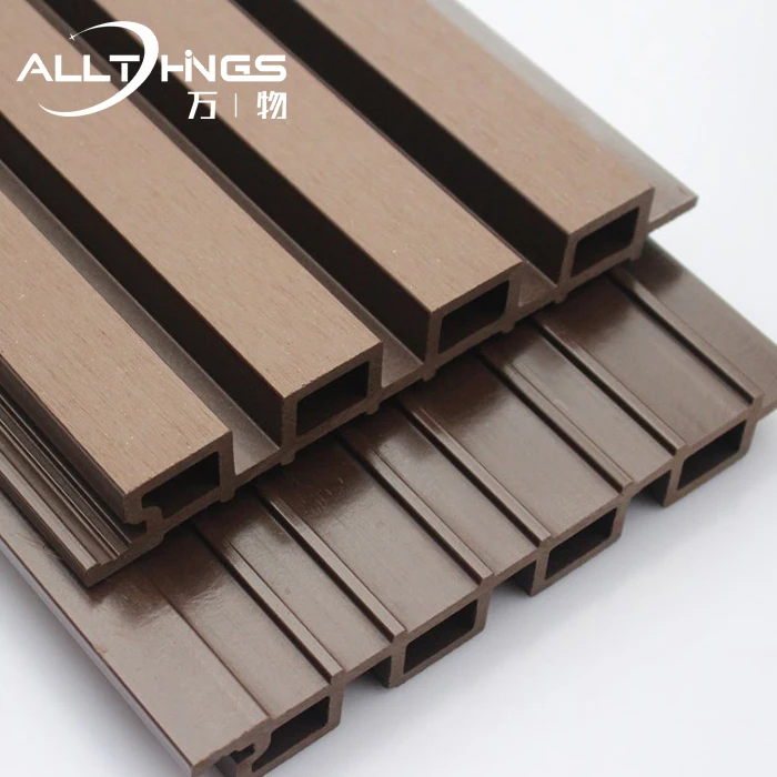 211*28mm Wood plastic wpc House exterior Outdoor grille wall panel