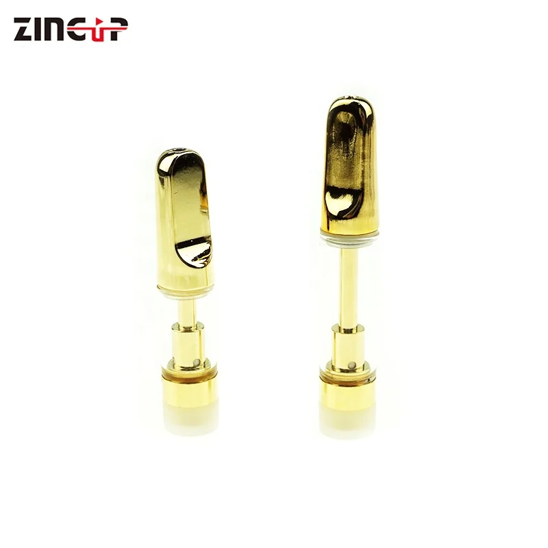 Оптовая продажа золотой картридж для вейпа самый популярный металлический мундштук с густым маслом